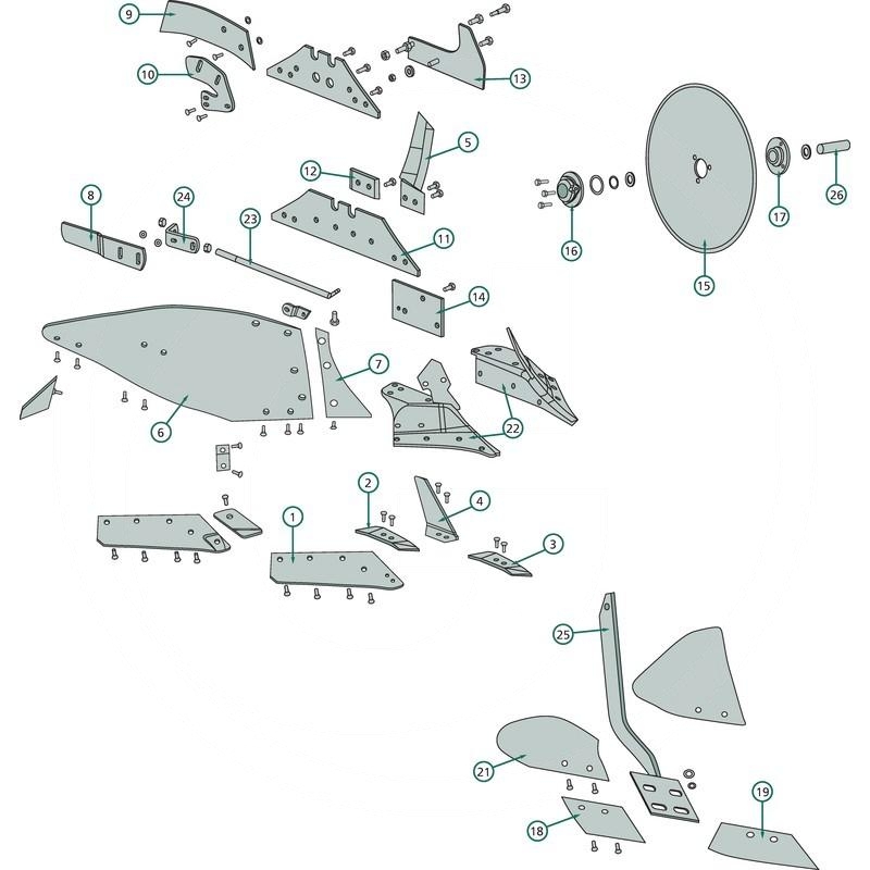Mouldboard rear part | 053226 | zdjęcie nr 2